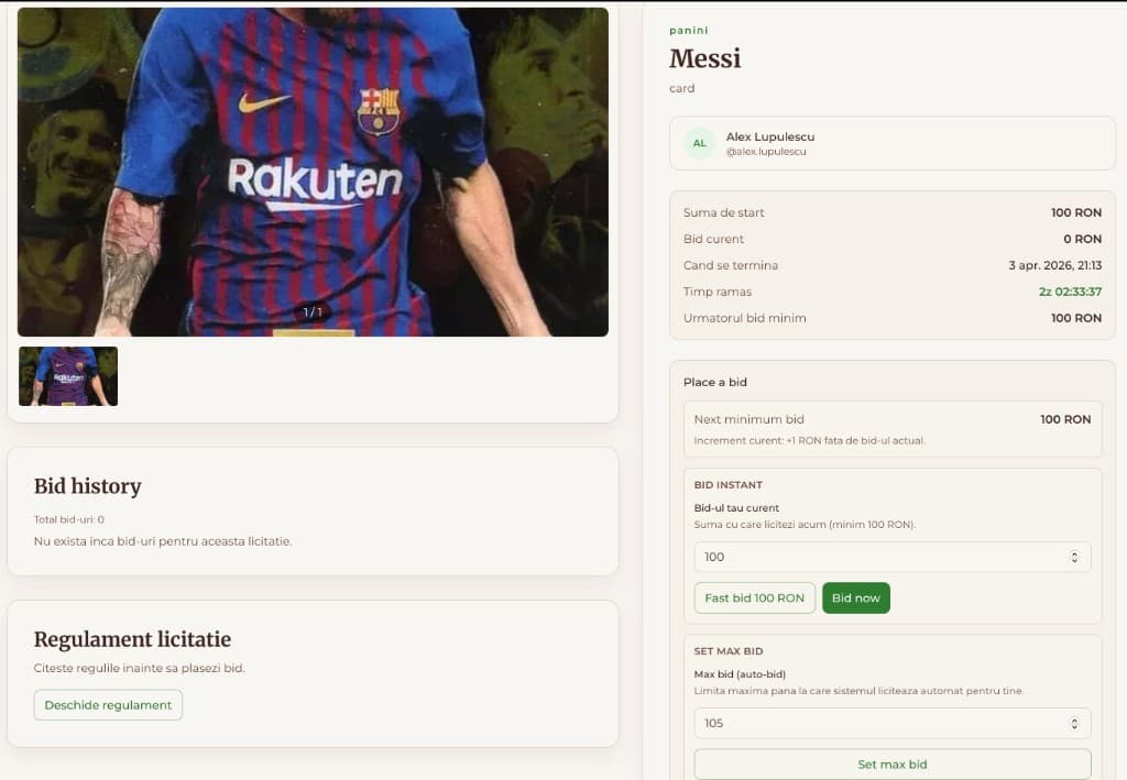 Licității în timp real, fără latență perceptibilă