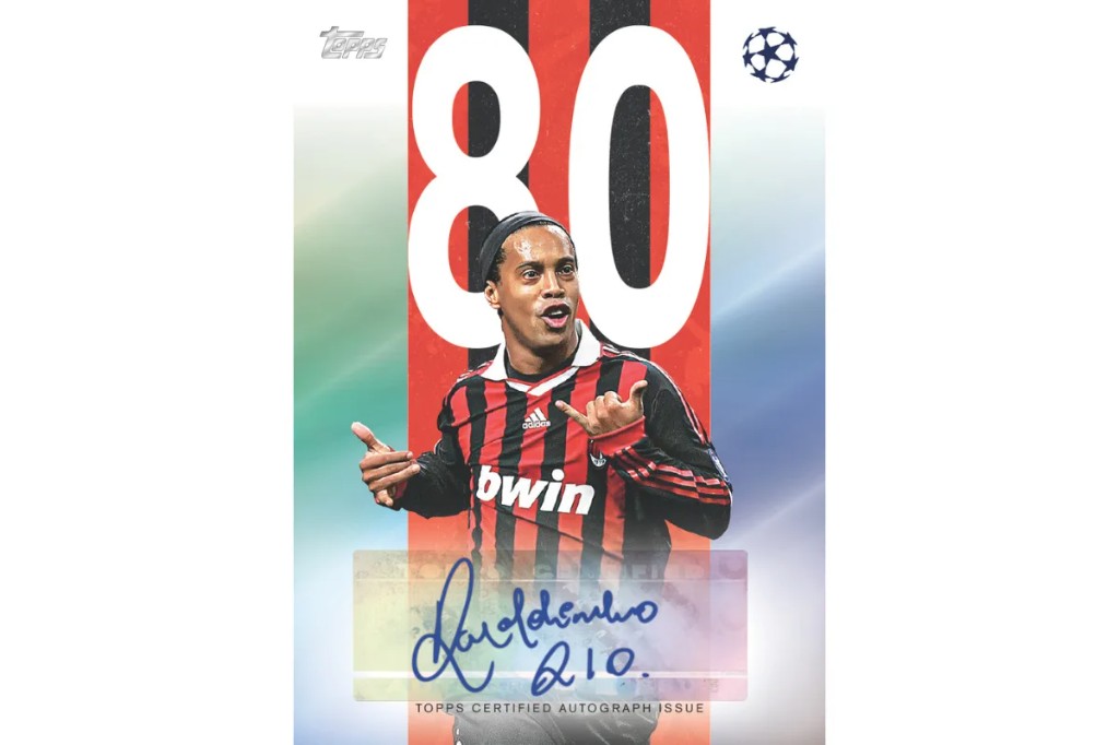 Ronaldinho — AC Milan #80 Certified Autograph 1